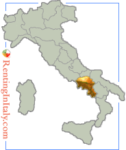 Map of Campania