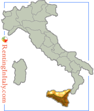 Map of Sicily