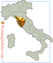 Map of Tuscany