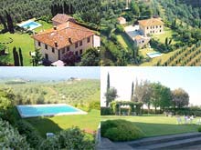 Tuscany, Italy - Villa La Troscia bed and breakfast accommodation, Vinci