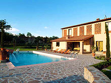 Holiday villa west of Florence, with swimming pool and garden