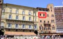 Siena apartment rental with view of Piazza del Campo and the Palio